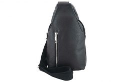 Skórzana saszetka / nerka męska - Czarna. Czarne saszetki i nerki męskie Barberinis, bez wzorów, ze skóry. Za 241.99 zł.