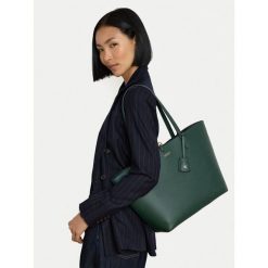 Torebka LAUREN RALPH LAUREN. Zielone shopperki damskie Lauren Ralph Lauren, bez wzorów, bez dodatków. Za 989.99 zł.