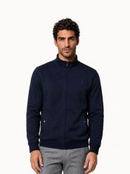 Kurtka z dresu Le Coq Sportif Essentiels T/T N°1. Niebieskie kurtki sportowe męskie le coq sportif, l, bez wzorów, z dresówki, bez kaptura, na fitness i siłownię. Za 508.50 zł.
