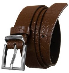 Pasek damski brązowy Rovicky ZPD-S2,5GK. Brązowe paski damskie ROVICKY, bez wzorów, ze skóry. Za 38.99 zł.