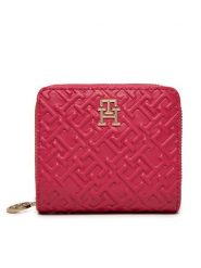 Tommy Hilfiger Portfel Distinct AW0AW16580 Różowy. Czerwone portfele damskie Tommy Hilfiger, ze skóry. Za 239.99 zł.