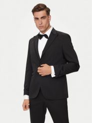 KARL LAGERFELD Marynarka 155287-543004 Czarny Slim Fit. Czarne marynarki męskie KARL LAGERFELD, m, bez wzorów, z syntetyku, bez kołnierzyka, bez ramiączek. Za 1,419.00 zł.