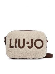 Liu Jo Torebka AF6119 E1163 Beżowy. Brązowe listonoszki damskie Liu Jo, bez wzorów, z materiału, bez dodatków. Za 499.99 zł.