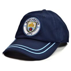Czapka Manchester City oficjalna licencjonowana. Niebieskie czapki damskie MANCHESTER CITY, bez wzorów. Za 94.90 zł.