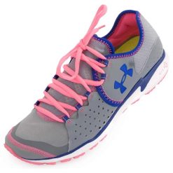 Buty Męskie Under Armour Micro G Tiendas Xroom Medellin Szare. Czerwone buty sportowe męskie Under Armour, bez wzorów, bez zapięcia, do biegania. Za 396.99 zł.