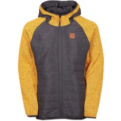 Polarowy sweter męski Fundango Obsidian Hybrid. Brązowe swetry męskie FUNDANGO, m, bez wzorów, z polaru, sportowe, bez kołnierzyka, bez ramiączek. Za 379.90 zł.