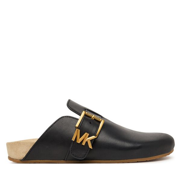 Klapki MICHAEL Michael Kors. Czarne klapki damskie MICHAEL Michael Kors, bez wzorów, bez obcasa, bez zapięcia. Za 809.99 zł.