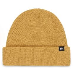 Czapka Quiksilver. Żółte czapki męskie Quiksilver, na zimę, bez wzorów. Za 69.99 zł.