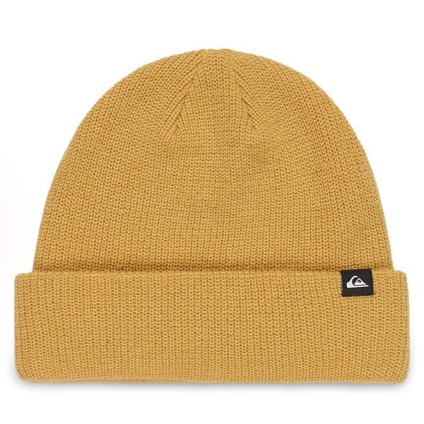 Czapka Quiksilver. Żółte czapki męskie Quiksilver, na zimę, bez wzorów. Za 89.99 zł.