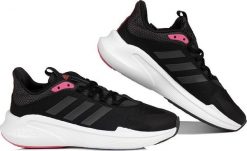 Buty damskie do biegania adidas AlphaEdge czarno-szare IF7287 41 1/3. Czarne obuwie sportowe damskie Adidas, bez wzorów, bez zapięcia, do biegania. Za 295.62 zł.