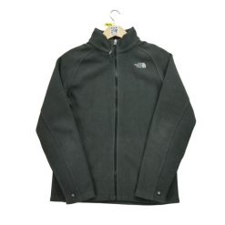 Second life - Męska czarna kurtka polarowa TNF - Stan dobry. Czarne kurtki męskie The North Face, m, bez wzorów, z materiału, eleganckie, bez kaptura. Za 85.16 zł.