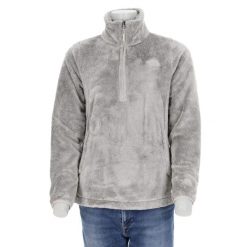 Second life - The North Face bluza polarowa damska Osito - Jak nowy. Szare bluzy damskie The North Face, l, bez wzorów, z polaru, eleganckie, bez ramiączek, bez kaptura. Za 170.36 zł.