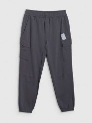4F Spodnie dresowe joggery męskie - szare S. Szare spodnie sportowe męskie 4F, m, bez wzorów, z dresówki. Za 199.99 zł.