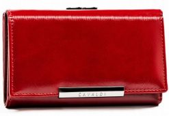 Portfel damski 4U Cavaldi PX23-21-BL czerwony. Czerwone portfele damskie 4U Cavaldi, ze skóry. Za 51.99 zł.