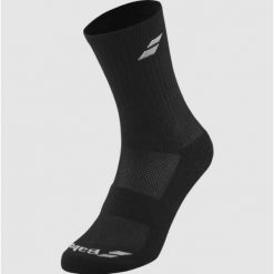 Skarpety sportowe Babolat Crew Socks 3 Pack. Czarne skarpetki damskie BABOLAT, bez wzorów. Za 65.00 zł.
