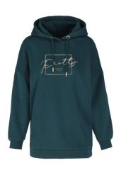 Bluza z kapturem B-FUNDY. Niebieskie bluzy damskie Volcano, s, bez wzorów, z dresówki, bez ramiączek, z kapturem. Za 159.99 zł.