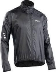 Kurtka rowerowa od wiatru i deszczu NORTHWAVE Vortex 2 DWR. Czarne kurtki sportowe męskie Northwave, m, bez wzorów, z materiału, bez kaptura, rowerowe. Za 209.99 zł.