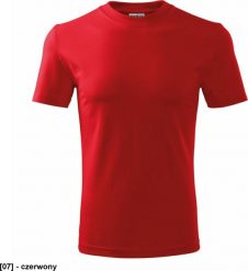 RIMECK Recall R07 - ADLER - Koszulka unisex, 200 g/m2 - czerwony M. Czerwone bluzki damskie RIMECK, m, bez wzorów, bez kołnierzyka, bez ramiączek. Za 20.48 zł.