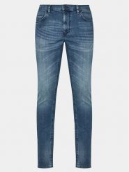 Sisley Jeansy 4Y7V576L9 Niebieski Skinny Fit. Niebieskie jeansy męskie Sisley, z bawełny. Za 179.99 zł.