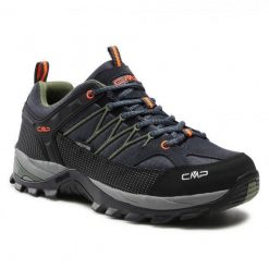 Buty trekkingowe męskie CMP Rigel Low Wp. Brązowe buty zimowe męskie CMP, bez wzorów, bez obcasa, bez zapięcia. Za 529.99 zł.