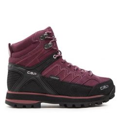 Trekkingi CMP. Fioletowe obuwie sportowe damskie CMP, bez wzorów, bez zapięcia, trekkingowe. Za 419.99 zł.