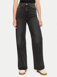 Levi's® Jeansy Ribcage A6081-0011 Czarny Wide Leg. Czarne jeansy damskie bez wzorów, z bawełny. Za 499.99 zł.