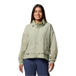 Kurtka sportowa damska Paracutie II Windbreaker Jacket. Zielone kurtki sportowe damskie Columbia, l, bez wzorów, z materiału, bez ramiączek, bez kaptura, trekkingowe. Za 299.99 zł.