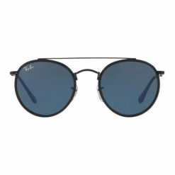 Okulary przeciwsłoneczne Męskie RAY-BAN Rayban N Czarny. Czarne okulary przeciwsłoneczne damskie Ray-Ban, okrągłe. Za 875.95 zł.