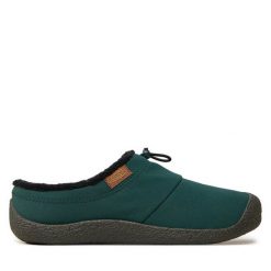 Klapki Keen. Zielone klapki męskie Keen, bez wzorów, bez zapięcia. Za 269.99 zł.