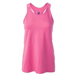 Damski tank top Martes Lina. Czerwone topy damskie MARTES, bez wzorów, eleganckie, bez kołnierzyka, bez ramiączek. Za 59.43 zł.