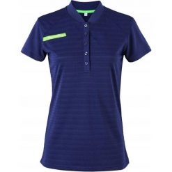 Damska koszulka polo Tecnifibre F3 Ventstripe. Niebieskie bluzki damskie TECNIFIBRE, bez wzorów, sportowe, bez kołnierzyka, bez ramiączek. Za 69.00 zł.