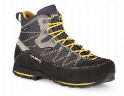 Buty trekkingowe męskie Aku M'S TREKKER LITE III WIDE GTX, anthracite/ mustard, 47. Żółte trekkingi męskie Aku, bez zapięcia. Za 687.87 zł.