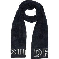 Szalik zimowy damski Superdry Waffle. Niebieskie szaliki damskie Superdry, na zimę, bez wzorów. Za 102.00 zł.