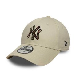 Czapka baseballowa New York Yankees Outline Camo 9forty. Brązowe czapki męskie New Era, bez wzorów. Za 213.00 zł.