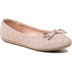 Baleriny JENNY FAIRY WSH567-01. Czerwone balerinki damskie Jenny Fairy, bez wzorów, ze skóry ekologicznej, bez obcasa, bez zapięcia. Za 39.99 zł.