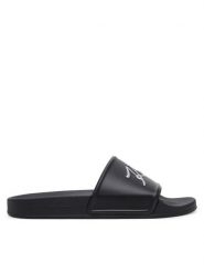 KARL LAGERFELD Klapki Kondo 2.0 KL80910 Czarny. Czarne klapki damskie KARL LAGERFELD, bez wzorów, z tworzywa sztucznego, bez obcasa, bez zapięcia. Za 399.99 zł.