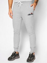 Ellesse Spodnie dresowe Nioro SHS08783 Szary Classic Fit. Szare spodnie sportowe męskie Ellesse, m, bez wzorów, z bawełny. Za 149.99 zł.