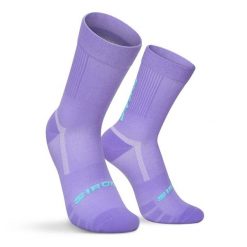 Skarpetki sportowe Boombastic Siroko BBC Amp Purple. Fioletowe skarpetki damskie SIROKO, bez wzorów, z elastanu. Za 59.00 zł.
