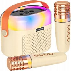 ZESTAW DO KARAOKE PRZENOŚNY GŁOŚNIK BLUETOOTH 2X MIKROFON BEZPRZEWODOWY. Głośniki przenośne AMT. Za 196.65 zł.