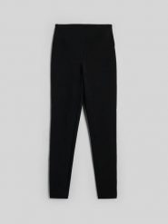 4F Legginsy dzianinowe damskie - czarne XL. Czarne legginsy damskie 4F, bez wzorów, z bawełny. Za 129.99 zł.