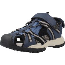 Sandały GEOX J BOREALIS B. B Niebieski. Niebieskie buty zimowe męskie Geox, bez wzorów, z syntetyku, sportowe, bez zapięcia. Za 249.99 zł.
