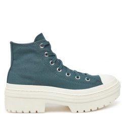 Trampki Converse. Niebieskie trampki i tenisówki damskie Converse, bez wzorów, bez zapięcia. Za 269.99 zł.