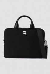 KARL LAGERFELD Czarna torba na laptopa Ikon Neop. Czarne torby na laptopa damskie KARL LAGERFELD, bez wzorów. W wyprzedaży za 550.99 zł.