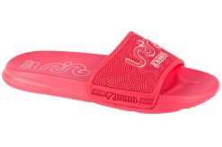Klapki na basen damskie, S.Land Lady 24 SLALS. Czerwone klapki damskie Joma, bez wzorów, z materiału, sportowe, bez obcasa, bez zapięcia. Za 44.99 zł.