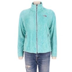 Damska kurtka polarowa Osito TNF. Niebieskie kurtki sportowe damskie The North Face, l, bez wzorów, z polaru, bez ramiączek, bez kaptura. Za 212.96 zł.