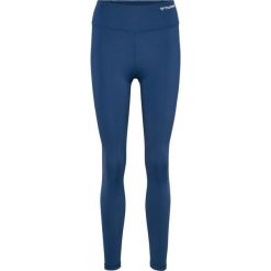 Damskie legginsy z wysokim stanem Hummel Mt Active. Niebieskie legginsy damskie Hummel, bez wzorów. Za 244.50 zł.