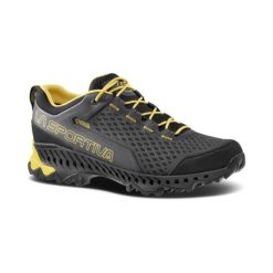 Buty turystyczne męskie La Sportiva Spire GTX. Czarne buty zimowe męskie La Sportiva, bez wzorów, bez obcasa, bez zapięcia. Za 890.99 zł.
