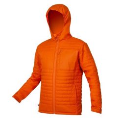Kurtka z kapturem Endura Hummvee. Brązowe kurtki męskie ENDURA, s, bez wzorów, z kapturem, trekkingowe, primaloft. Za 377.99 zł.