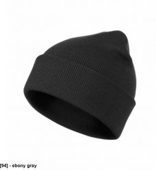 MALFINI - ADLER - - Czapka unisex, % poliakryl - uni ebony gray. Szare czapki damskie MALFINI, na zimę, bez wzorów, z poliakrylu. Za 13.50 zł.