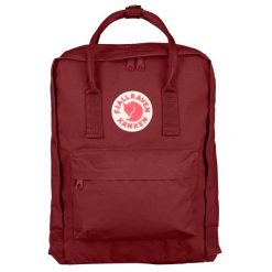 Plecak turystyczny Fjällräven Kanken. Czerwone plecaki damskie Fjällräven, bez wzorów, sportowe. Za 349.99 zł.